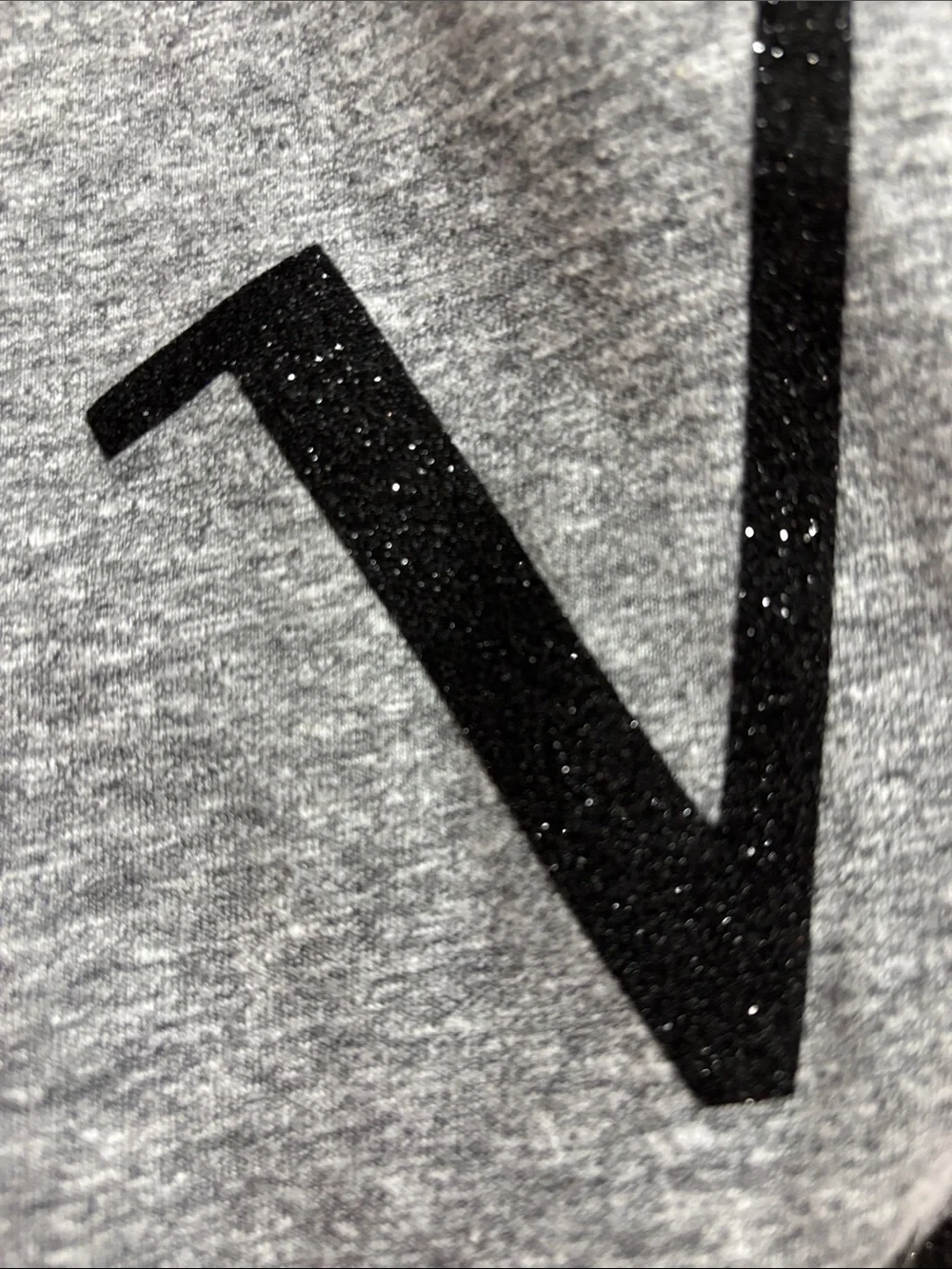 Ava & Viv Gray V-Neck Graphic Tee with Black Print- 40th Birthday Tee
